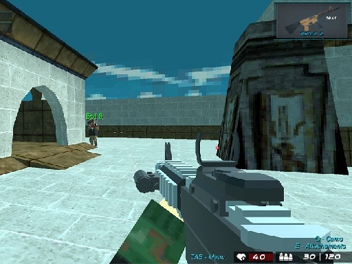 Blocky combat Shooting Arena 3D Pixel cover art